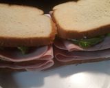 A picture of step 2 of Avocado and Ham.