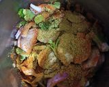 A picture of step 2 of Coriander chutney.