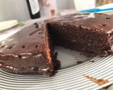 A picture of step 15 of Sacher Cake (gluten-free).