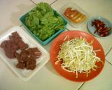 Foto langkah ke 1 dari resep Square Beef Teppanyaki Saus Tiram.