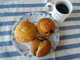 Cheese and Blueberry Muffin