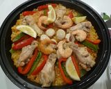 Foto langkah ke 9 dari resep Paella.