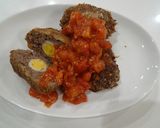 Foto langkah ke 7 dari resep Scotch Egg - Daging goreng dengan telur.