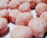 Foto langkah ke 1 dari resep Pempek Bola Udang Keju Goreng.