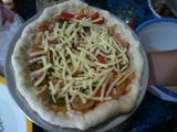 chiken pizza rainbow