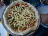 chiken pizza rainbow