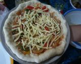 Foto langkah ke 4 dari resep chiken pizza rainbow.