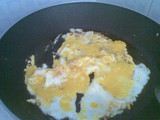 Spaghetti saus tuna dan telur