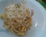 Foto langkah ke 7 dari resep Spaghetti saus tuna dan telur.
