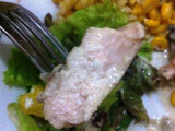 Stik Ayam Pake Saus Keju Jamur :D