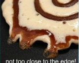 Foto langkah ke 7 dari resep Cinnamon Rolls Pancakes with Cream Cheese Glaze.