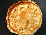 Cinnamon Rolls Pancakes with Cream Cheese Glaze