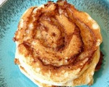 Foto langkah ke 10 dari resep Cinnamon Rolls Pancakes with Cream Cheese Glaze.