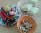 Foto langkah ke 1 dari resep Pepes Tahu Teri.