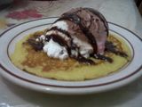 Buttermilk Pancake with Ice Cream