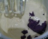 Foto langkah ke 4 dari resep Brownies Kukus Ubi Ungu Lapis Selai Choconut.