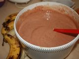 Steam Chocolate Banana Cupcake with Milo Milk Icing