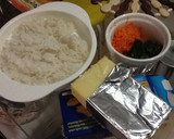 Foto langkah ke 1 dari resep bola-bola nasi pelangi *edisi bocah*.