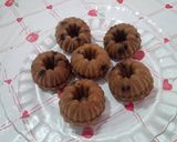 Foto langkah ke 9 dari resep Sponge Cake Capuccino Pandan Kukus.