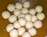 Foto langkah ke 2 dari resep BAKSO IKAN TENGGIRI GORENG KERITING.