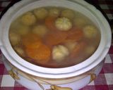 Foto langkah ke 5 dari resep BAKSO IKAN TENGGIRI GORENG KERITING.