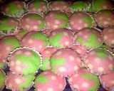 Foto langkah ke 3 dari resep Cup Cake Kukus Motif.