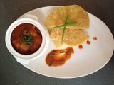 ROTI CANE SAUS AYAM ASAM PEDAS