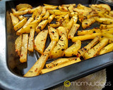 Foto langkah ke 3 dari resep Hot & Spicy Baked Potato.