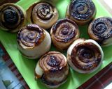 Foto langkah ke 15 dari resep Purple Sweet Potato Cinnamon Roll.