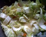 Foto langkah ke 2 dari resep Tumis sawi putih dengan santan.