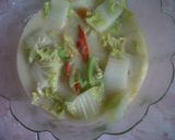 Foto langkah ke 3 dari resep Tumis sawi putih dengan santan.