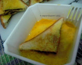 Foto langkah ke 5 dari resep roti bakar selimut telur.