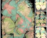 Foto langkah ke 3 dari resep Bolu kukus merekah pelangi.