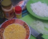Foto langkah ke 1 dari resep Corn Bacon Rice.