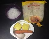 Foto langkah ke 1 dari resep bihun wortel tahu kukus.