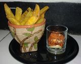 Foto langkah ke 3 dari resep Ubi Jalar Panggang dengan Mayo Pedas.