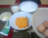 Foto langkah ke 1 dari resep Chiffon Labu Kuning Bintik Coklat.