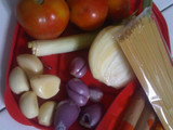 Pasta Gurita Potatoes Sauce