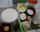 Foto langkah ke 1 dari resep Roti Sobek Ubi Ungu.