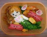 Foto langkah ke 6 dari resep Mermaid Bento.