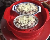 Foto langkah ke 4 dari resep steamed green fried rice with tofu *edisi bocah*.