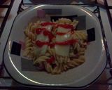 Foto langkah ke 7 dari resep Creamy Fusilli with Spicy Mozarella.
