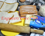 Foto langkah ke 1 dari resep GOLONGAN ROTI SOSEJ BERKEJU.