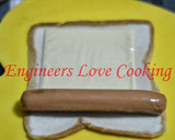 Foto langkah ke 2 dari resep GOLONGAN ROTI SOSEJ BERKEJU.