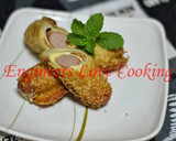 Foto langkah ke 4 dari resep GOLONGAN ROTI SOSEJ BERKEJU.