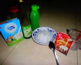 Foto langkah ke 1 dari resep Milkshake Melon Vanilla.