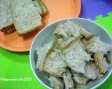 Foto langkah ke 4 dari resep puding roti tawar kukus.