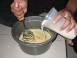 Puding Custard Tape Karamel with Angel's Hair