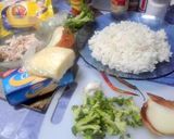 Foto langkah ke 1 dari resep Nasi Panggang Keju Brokoli.