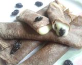 Foto langkah ke 4 dari resep Raisin Choco Crepes.
